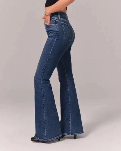 CurveContour - High Waisted Flare Jeans