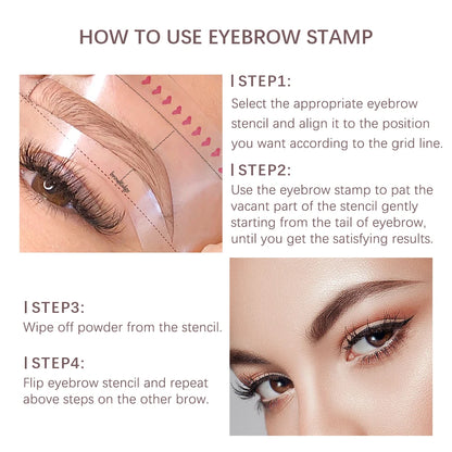 InstaBrow - Eyebrow Stamp Kit