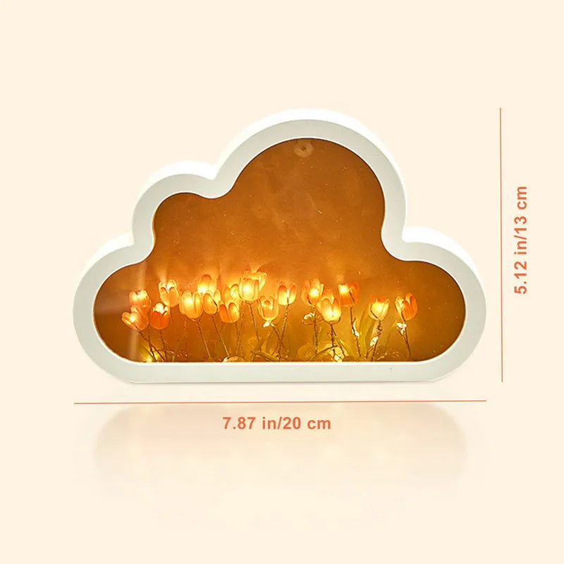 Cloud Tulip Mirror Lamp