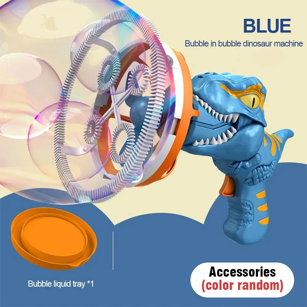 Dino Bubble Blower Gun