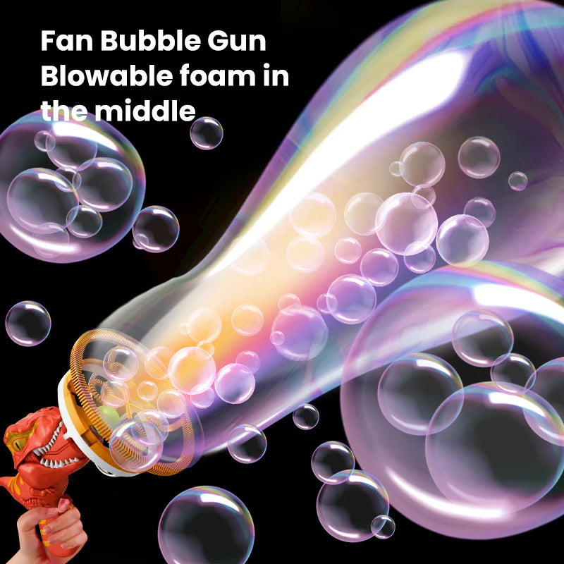 Dino Bubble Blower Gun