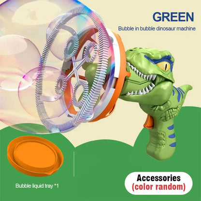 Dino Bubble Blower Gun