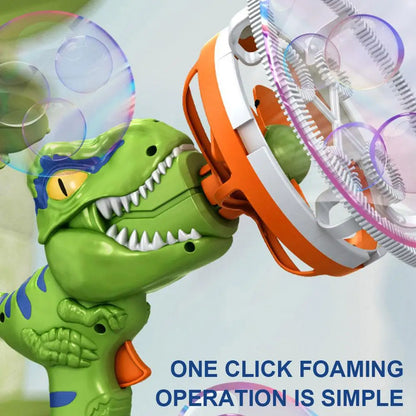 Dino Bubble Blower Gun